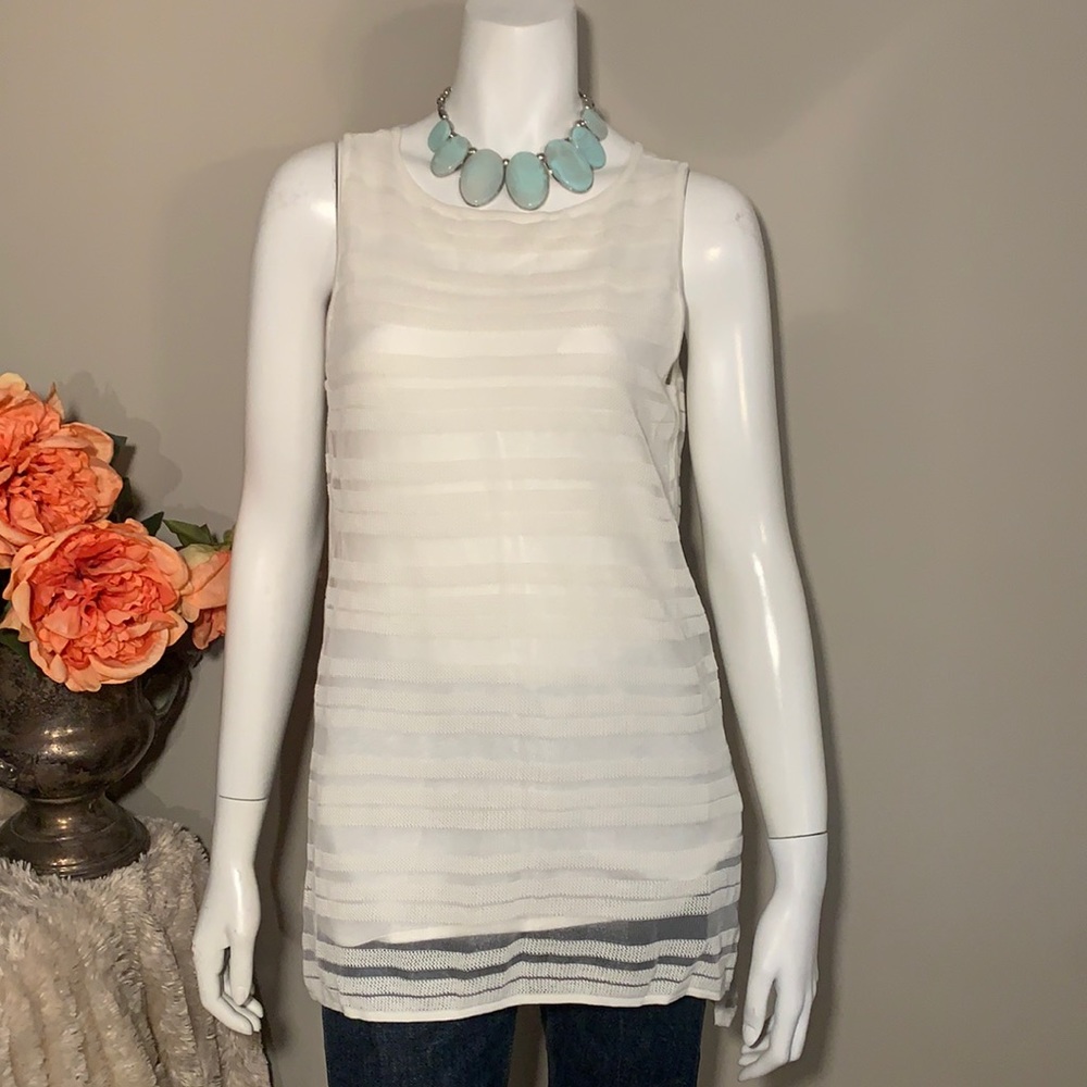 WHBM sheer overlay tank XS